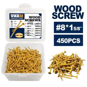 Plum blossom wood screw